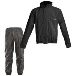 Acerbis Rain Suit Logo - Black