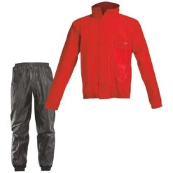 Acerbis Rain Suit Logo - Red/Black