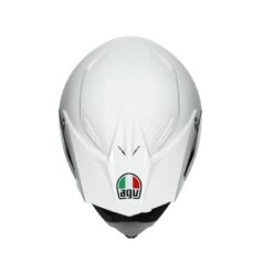 AGV AX8 Evo - Solid White -Attrezzatura Per Moto agv ax 8 dual evo grunge matt 6