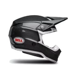 Bell Moto-10 Spherical - Gloss Black/White -Attrezzatura Per Moto bell moto 10 spherical gloss blackwhite 4