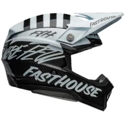 Bell Moto-10 Spherical LE FH Mod Squad - Gloss White/Black -Attrezzatura Per Moto bell moto 10 spherical le fh mod squad gloss whiteblack 2