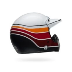 Bell Moto-3 RSD - Saddleback Satin/Gl White/Black -Attrezzatura Per Moto bell moto 3 rsd saddleback satingl whiteblack 4