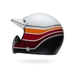 Bell Moto-3 RSD - Saddleback Satin/Gl White/Black -Attrezzatura Per Moto bell moto 3 rsd saddleback satingl whiteblack 6