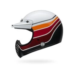 Bell Moto-3 RSD - Saddleback Satin/Gl White/Black -Attrezzatura Per Moto bell moto 3 rsd saddleback satingl whiteblack 7