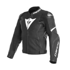 Dainese Avro 4 Pelle - Black Matt/Black Matt/White