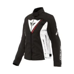Dainese Veloce D-Dry Lady - Black/White/Lava Red