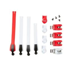 Fox Instinct Offroad Strap/Buckle/Pass Kit - White/Red