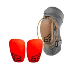 Fox Placca Ricambio Ginocc. Launch Pro D3O - Red