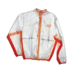 Fox Rain Jacket Mx Fluid - Orange
