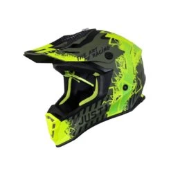 Just1 J38 Mask - Flo Yellow/Black/Green