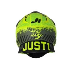 Just1 J38 Mask - Flo Yellow/Black/Green -Attrezzatura Per Moto just1 j38 mask flo yellowblackgreen 4