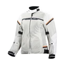 LS2 Riva Lady - Light Grey/Hi Vi Orange