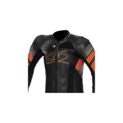 Spyke Estoril Race Prof - Black/Orange Fluo -Attrezzatura Per Moto spyke estoril race prof black 2