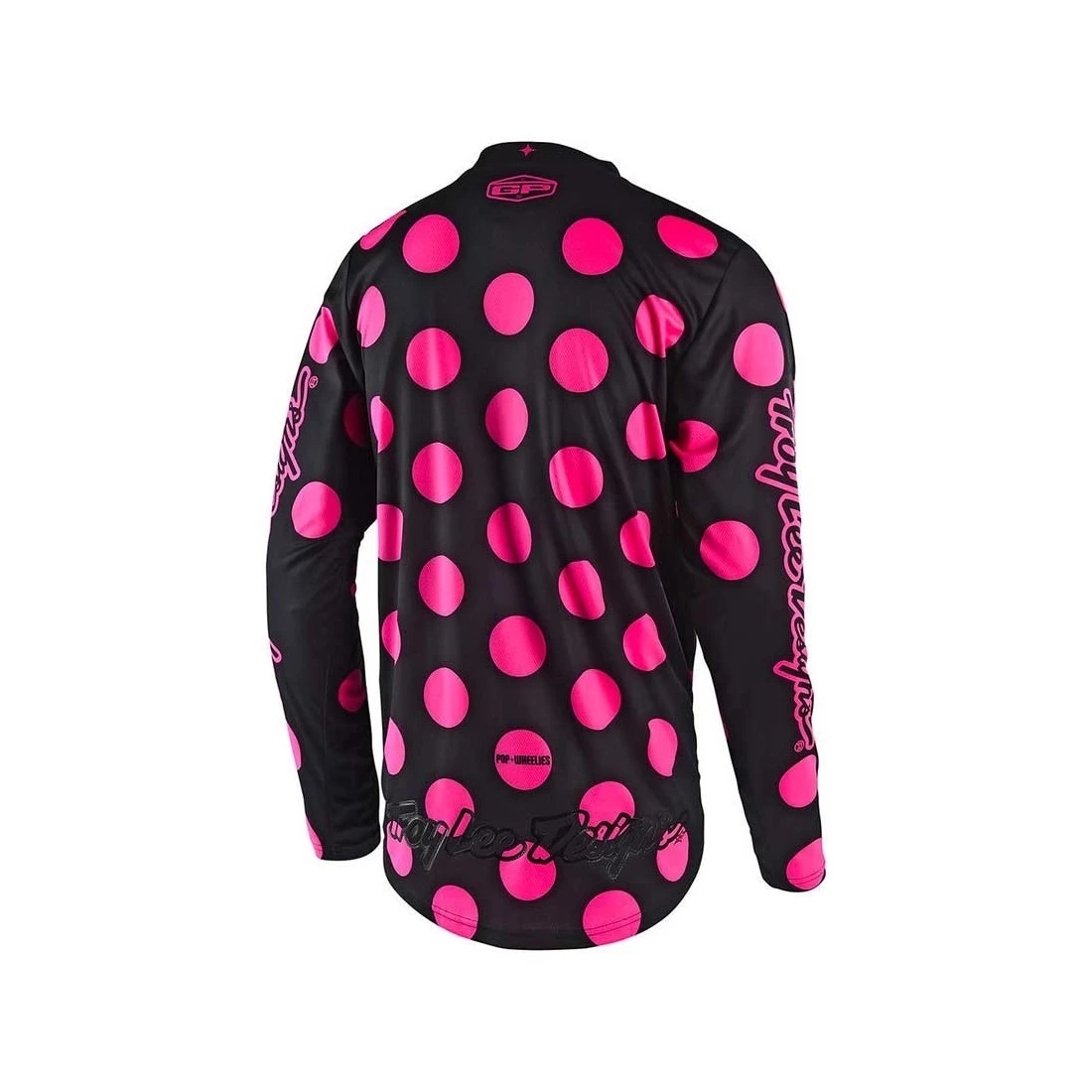Troy Lee Designs GP Polka Jr - Dot Blk/Fl Pink 2 Troy Lee Designs GP Polka Jr - Dot Blk/Fl Pink - immagine 2